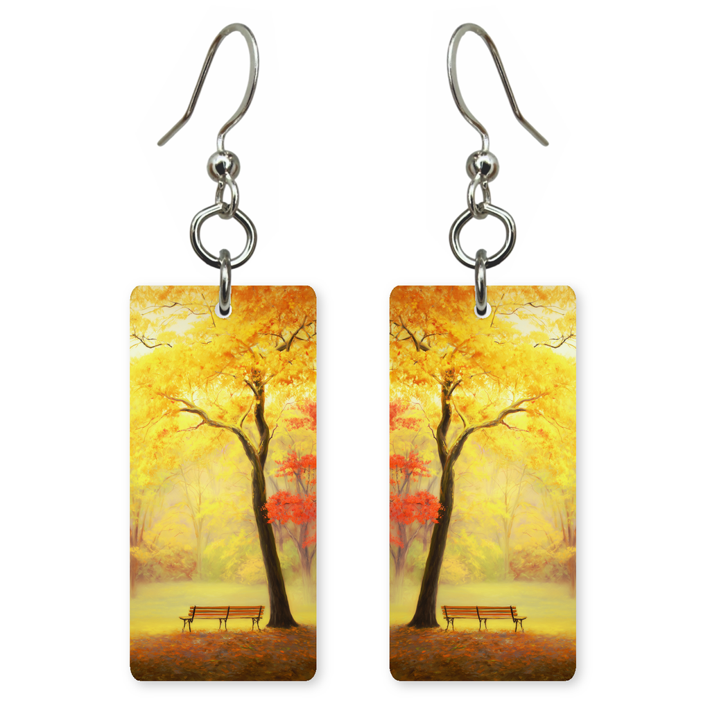 Golden Meadow Bench Earrings