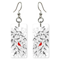 Lone Cardinal Earrings