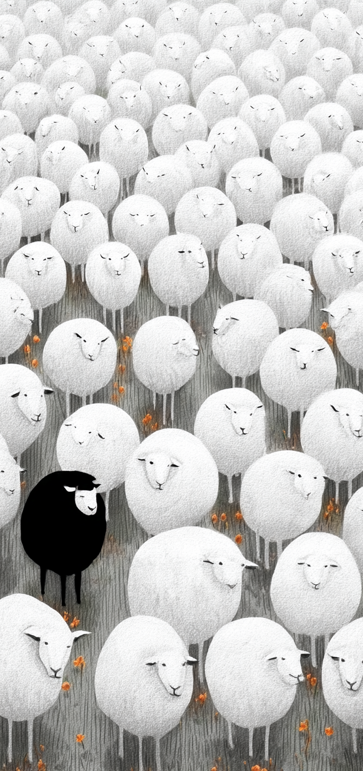Black Sheep Earrings