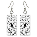 Lone White Sheep Earrings