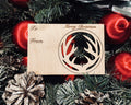 Antler Holiday Card with Pop-Out Ornament #9007