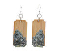 Gorilla Bamboo Earrings #904
