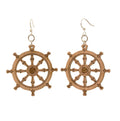 Dharmachakra Bamboo Earrings #952