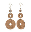 Momentum Circles​ Bamboo Earrings #953