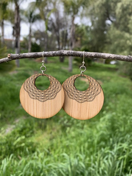 Madala Bamboo Earrings #964