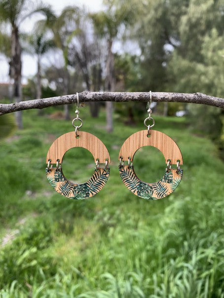 Jungle Bamboo Earrings #970