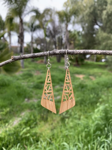 Zetangle Bamboo Earrings #972