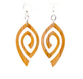 Spiral Eye Bamboo Earrings #982
