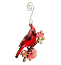 Cardinal on Cherry Blossom Ornament #9875