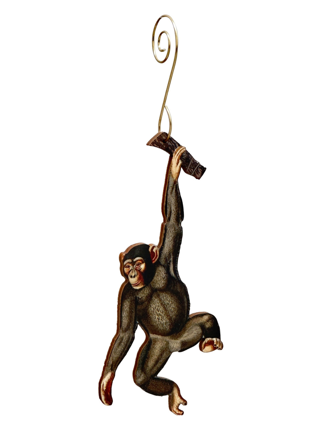 Chimpanzee Ornament  #9878
