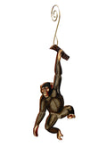 Chimpanzee Ornament  #9878