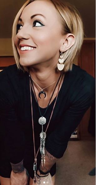 Stacked Half Stone Bamboo Earrings #990