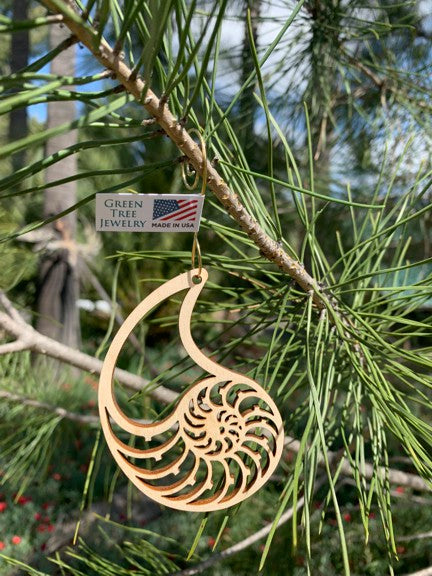 Nautilus Shell Ornament #9923