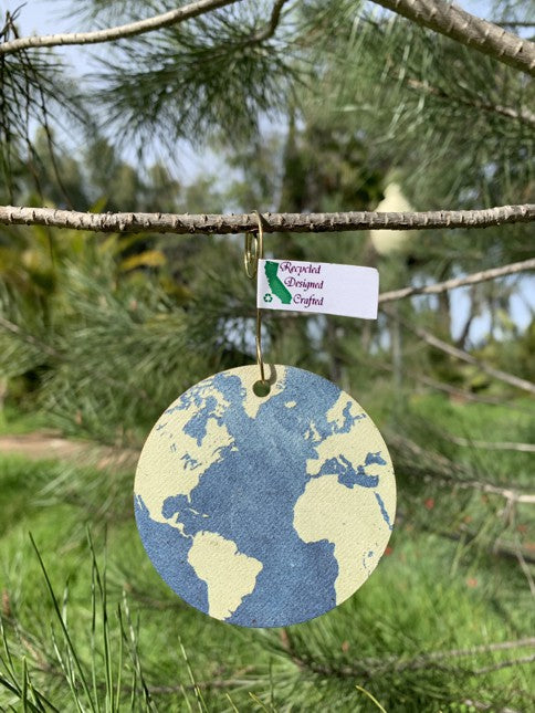 Retro Earth Ornament #9938