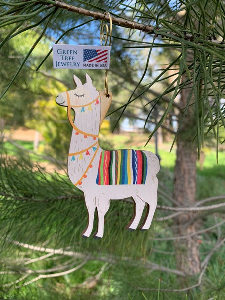 Llama Ornament #9947