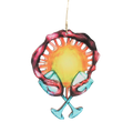 Wine Lovers Sunset Ornament #9964