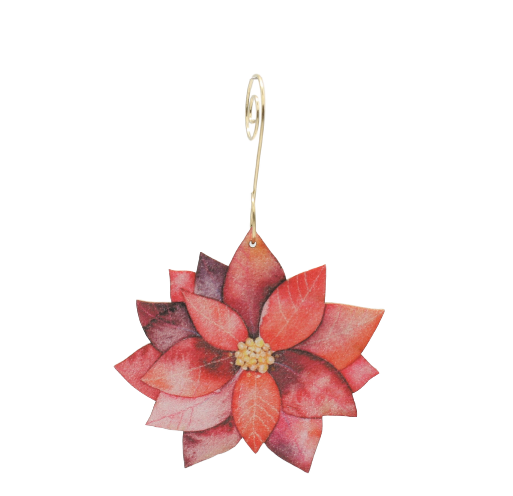 Blossoming Poinsettia Ornament #9966