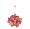 Blossoming Poinsettia Ornament #9966