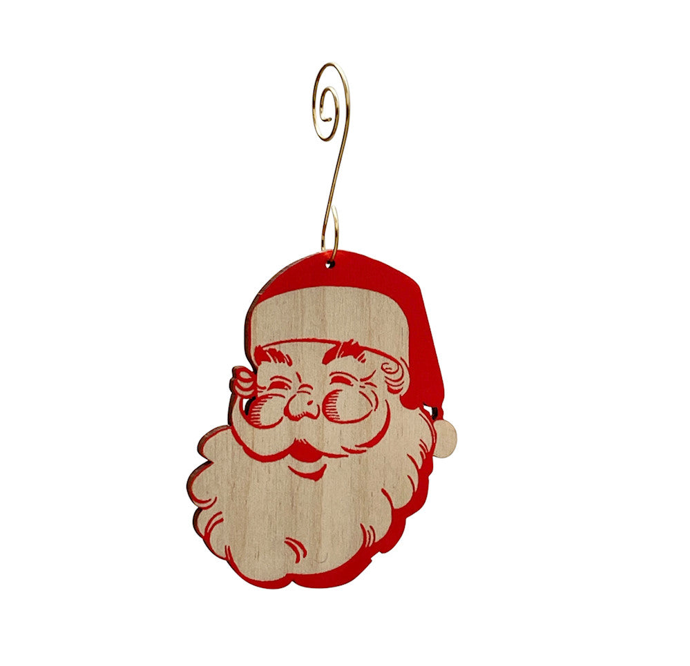 Vintage Santa Ornament #9968