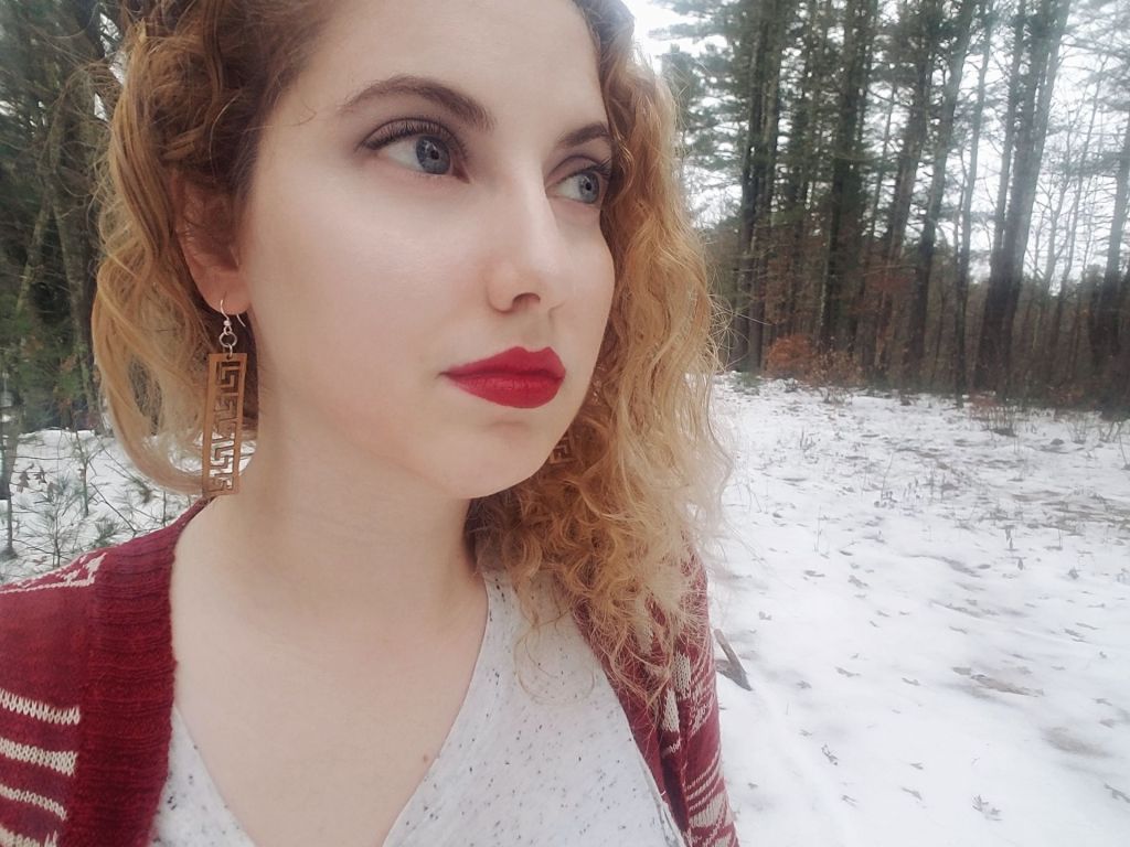 Greek Bamboo Earrings #996