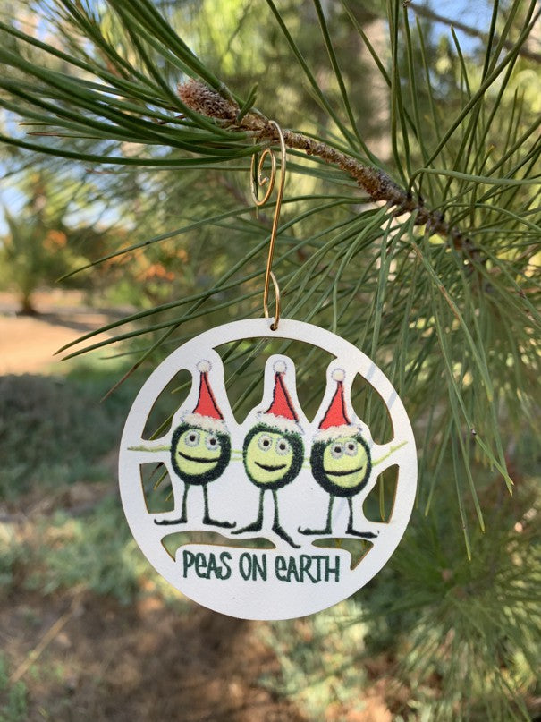 Peas on Earth Ornament #9970