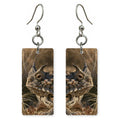 Texas Horned Toad Custom Wood Earrings (CFW6)