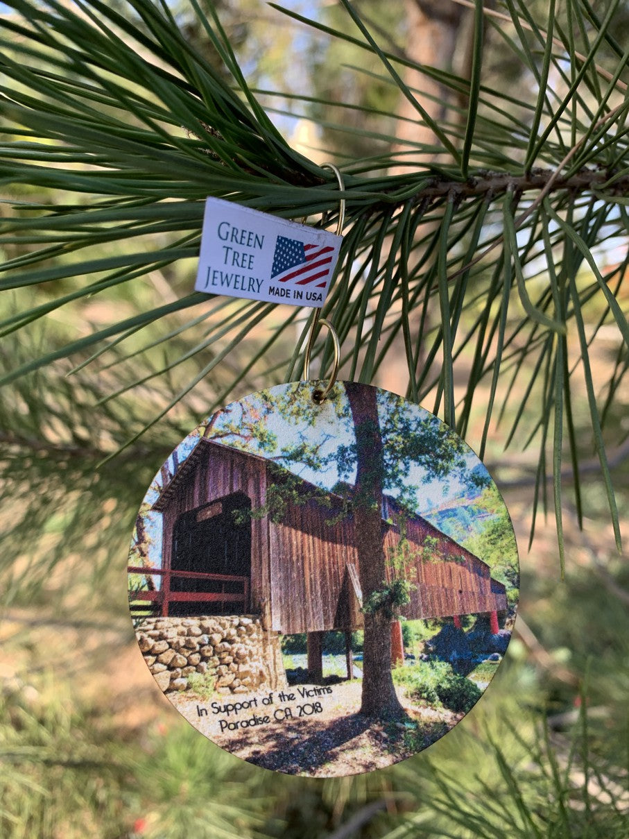 Honey Run Bridge Ornament #CO065