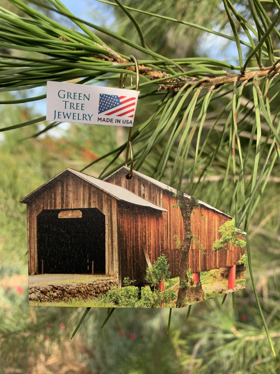 Honey Run Bridge Ornament #CO065