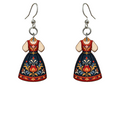 Folk dress Earrings #EC2971