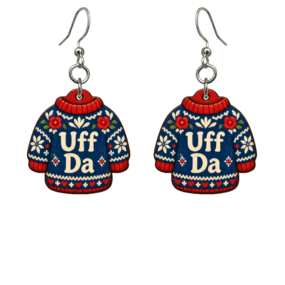 Uff Da sweaters Earrings #EC2972