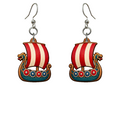 Viking Ships Earrings #EC2975