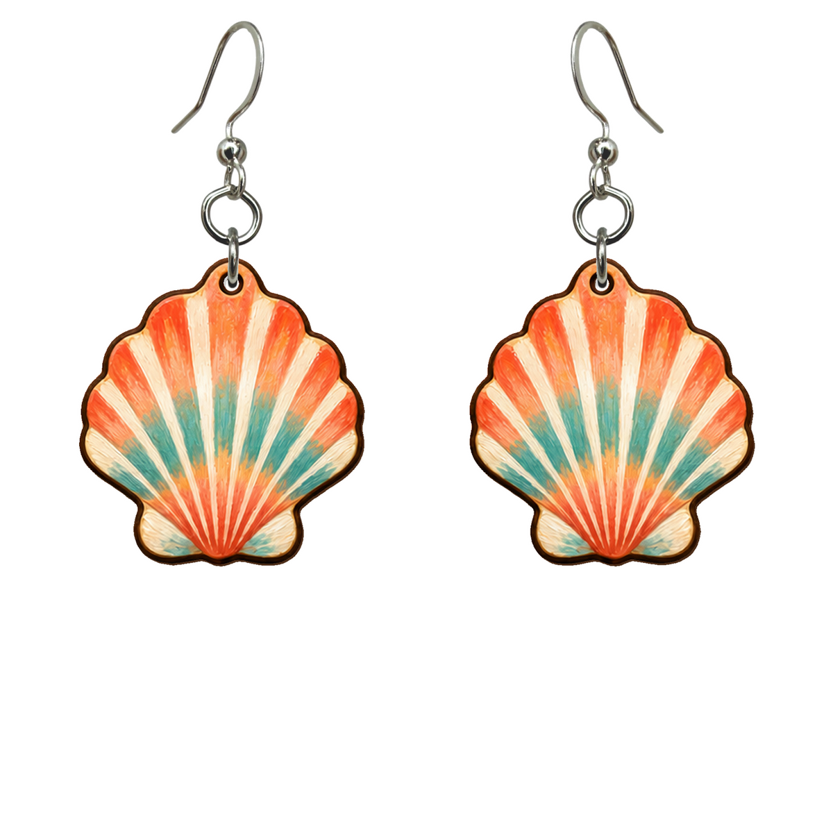 Coastal shells Earrings #EC2978