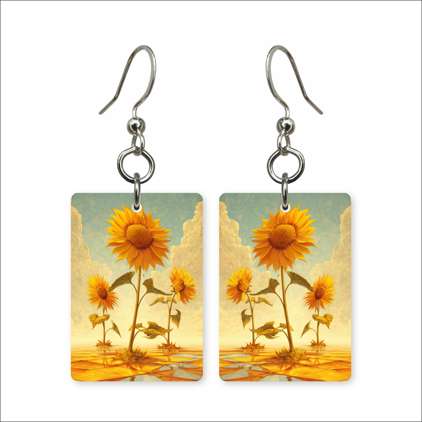 Golden Trio Earrings
