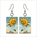 Skyline Sunflower Earrings