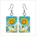 Balloon Sunflower Earrings