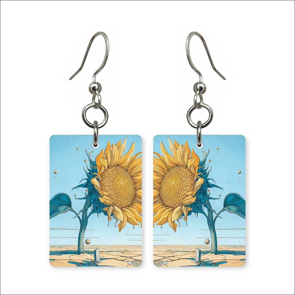 Whimsy Sunflower Earrings