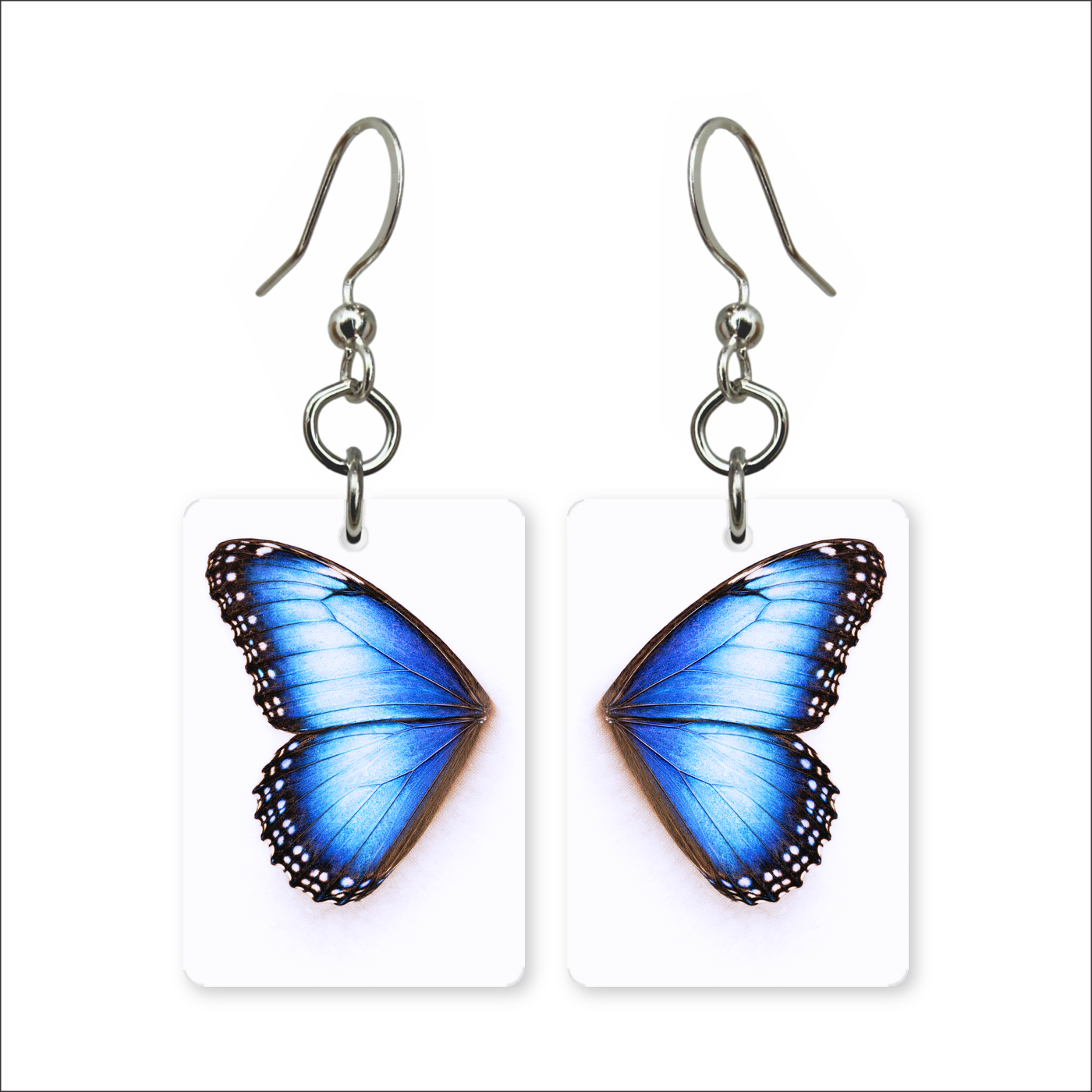 Blue Morpho Earrings