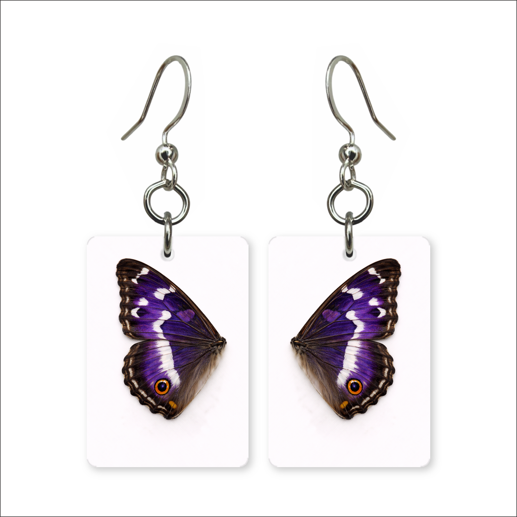 Purple Emperor Earrings