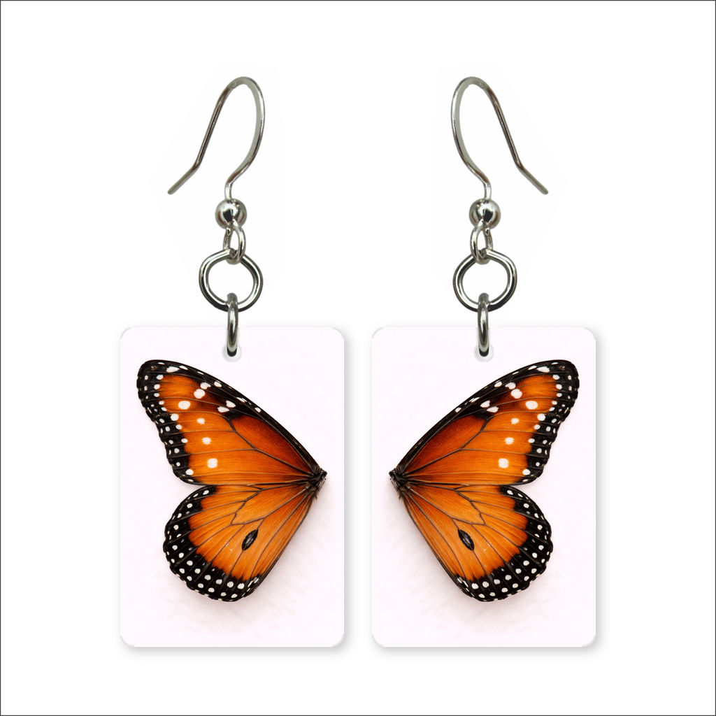 Monarch Wing Earrings