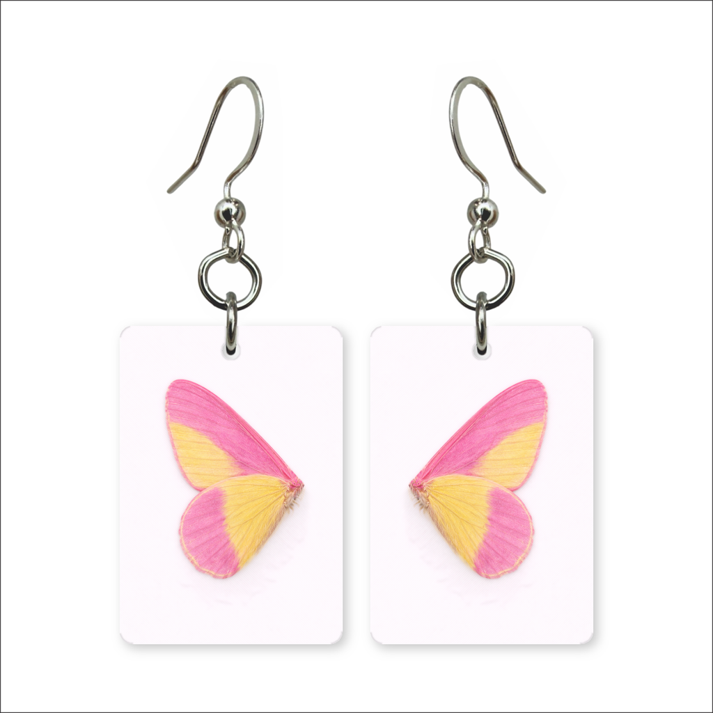 Rosy Wing Earrings