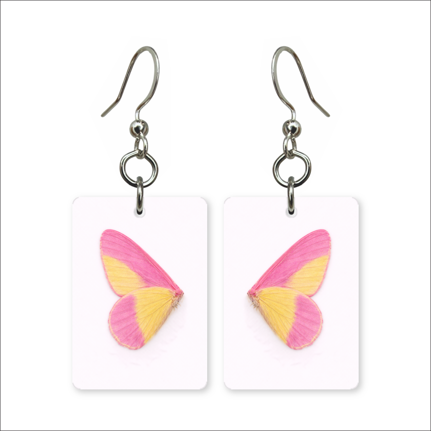 Rosy Wing Earrings