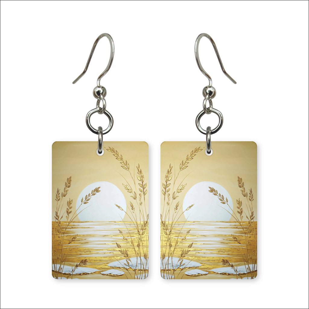 Golden Wheatfield Earrings