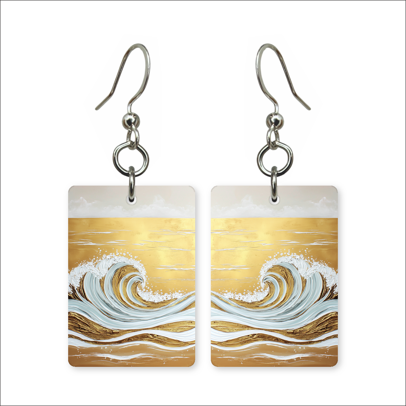 Golden Wave Earrings