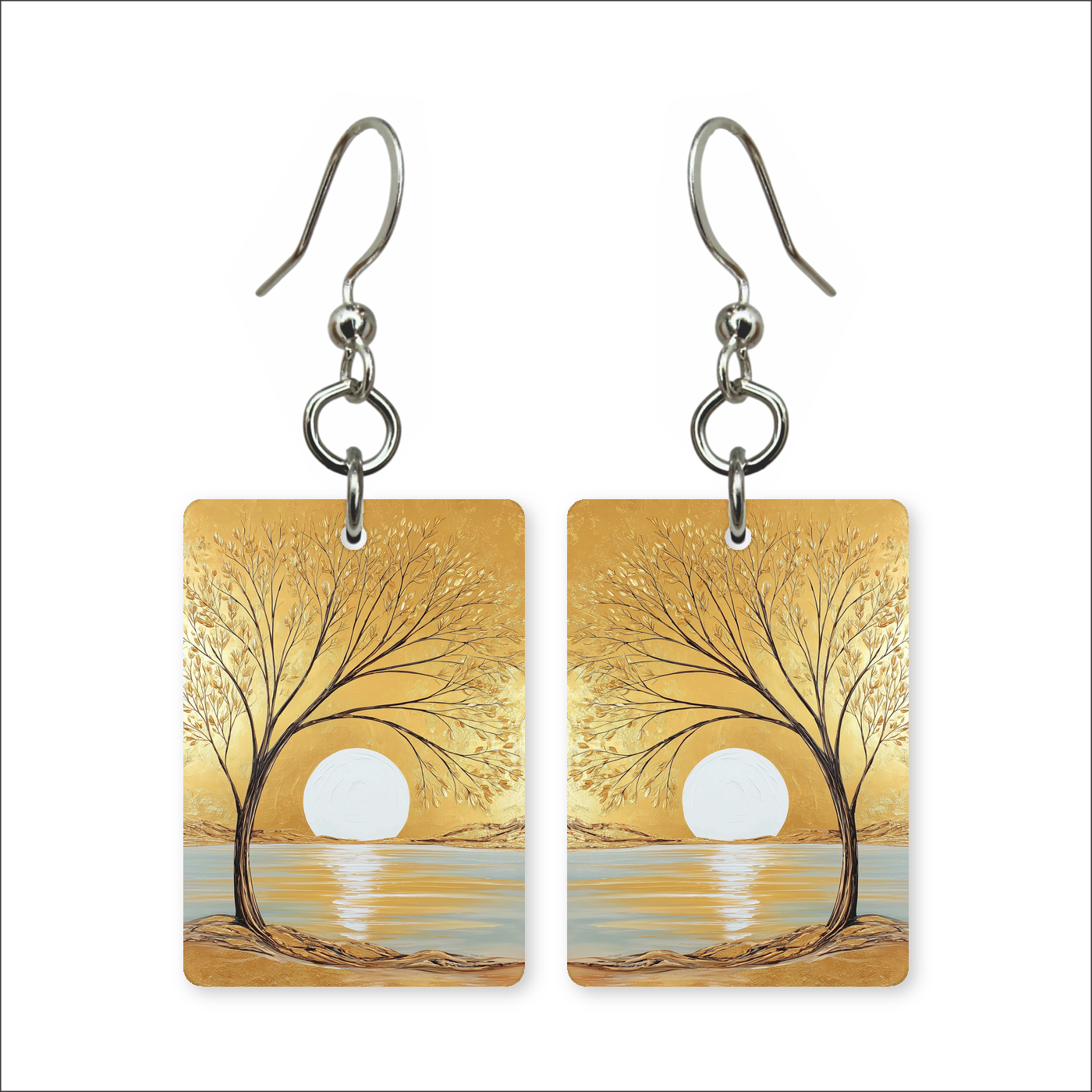 Moonlit Tree Earrings