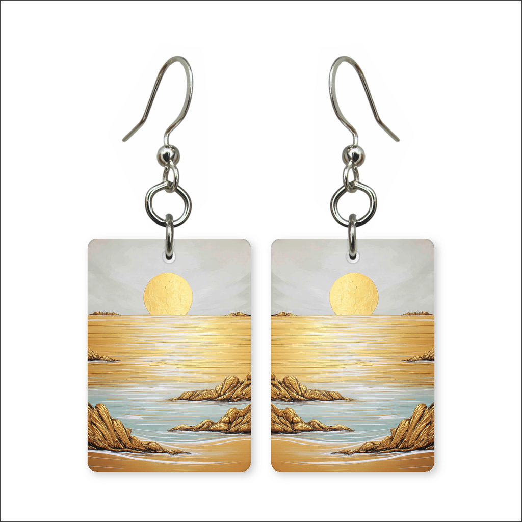 Amber Sunset Earrings