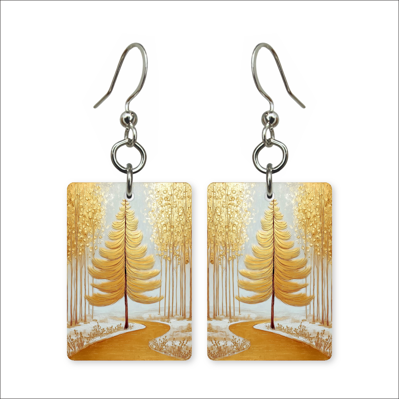 Amber Pathway Earrings