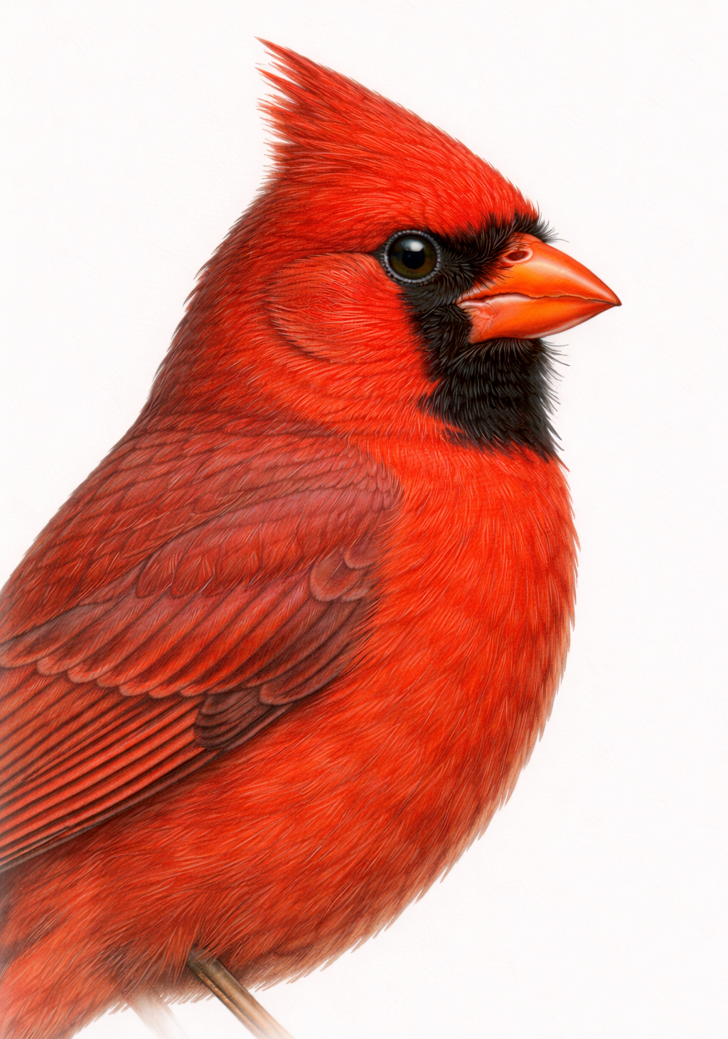 Scarlet Cardinal Earrings