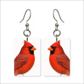 Scarlet Cardinal Earrings