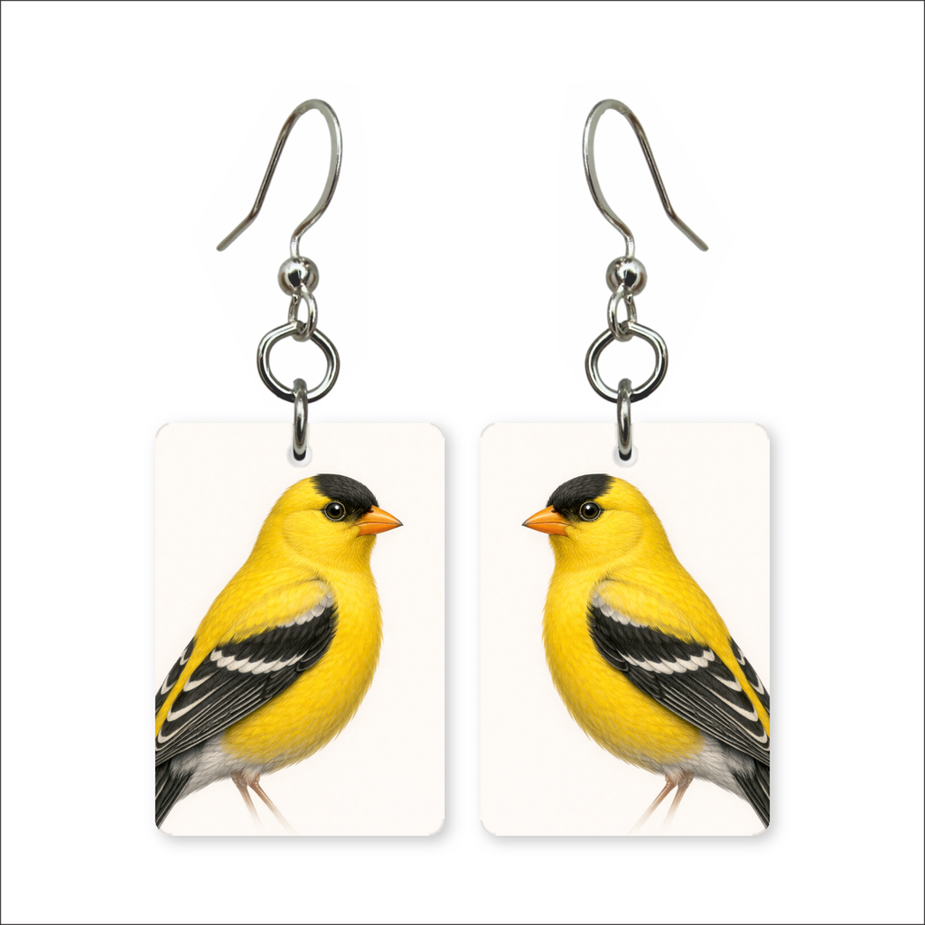 American Goldfinch Earrings