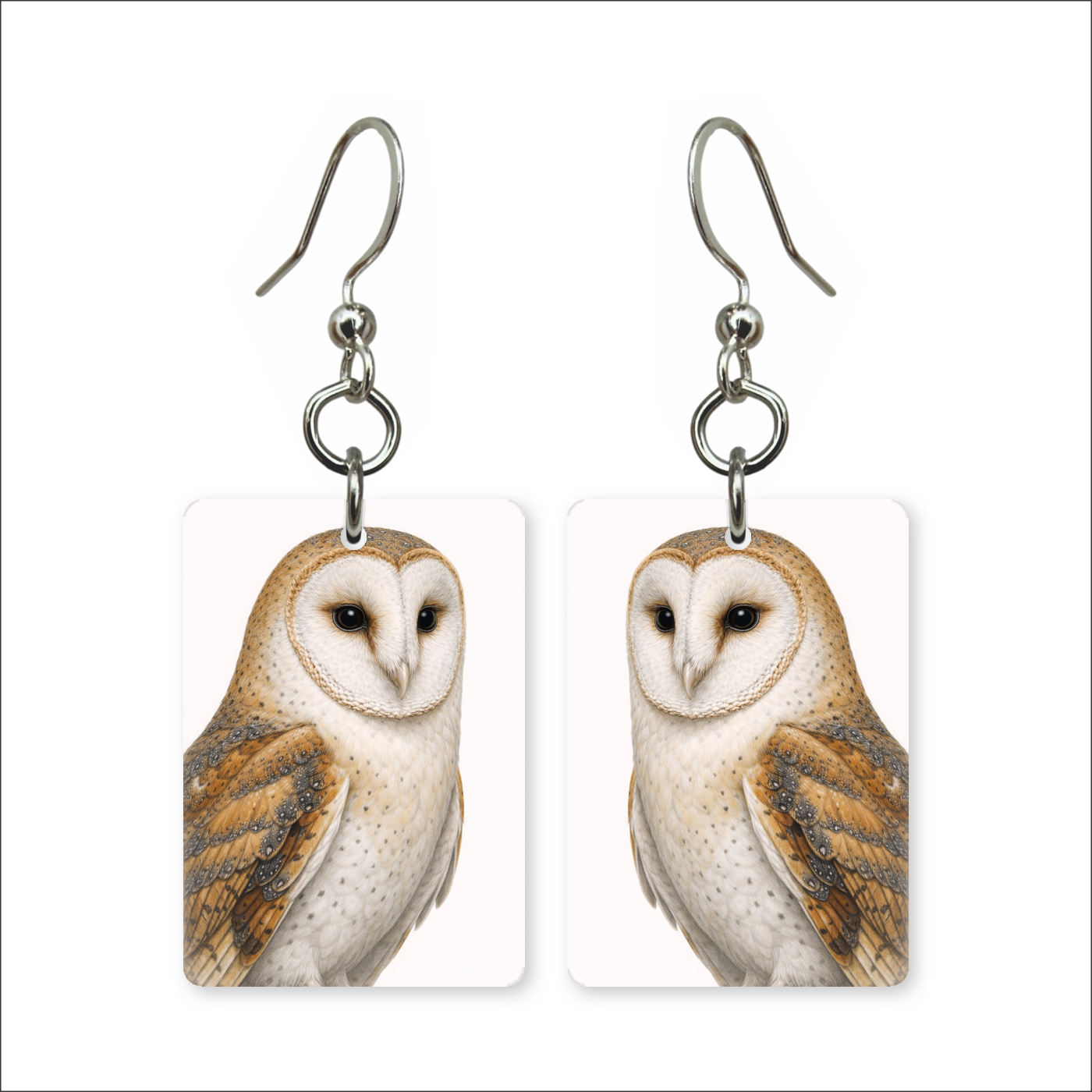 Barn Owl Earrings